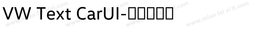 VW Text CarUI字体转换